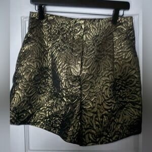 Zara Gold Floral Women's Shorts